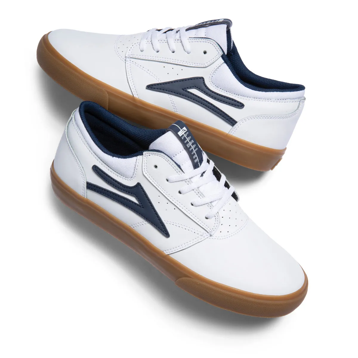 Griffin - White/Gum Leather