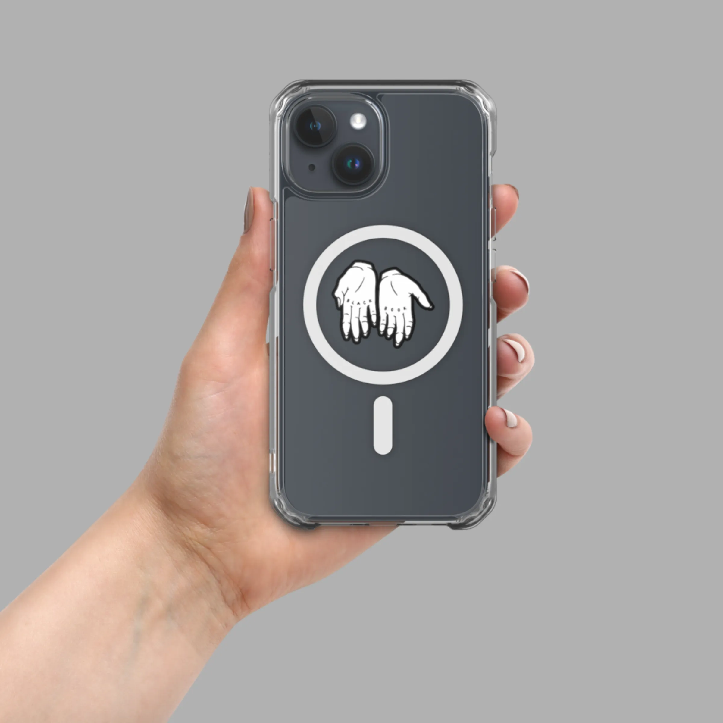 HANDS PHONE CASE - CLEAR