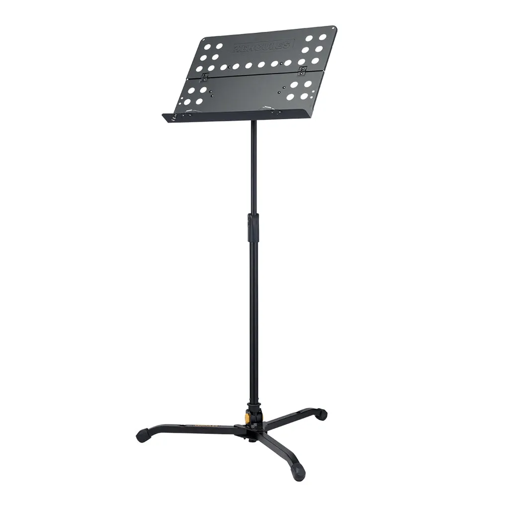 Hercules Tripod Orchestral Stand w Perf Foldable Desk (MC4)