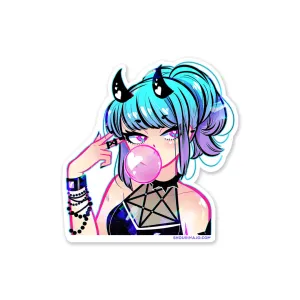 Horns Sparkly Sticker