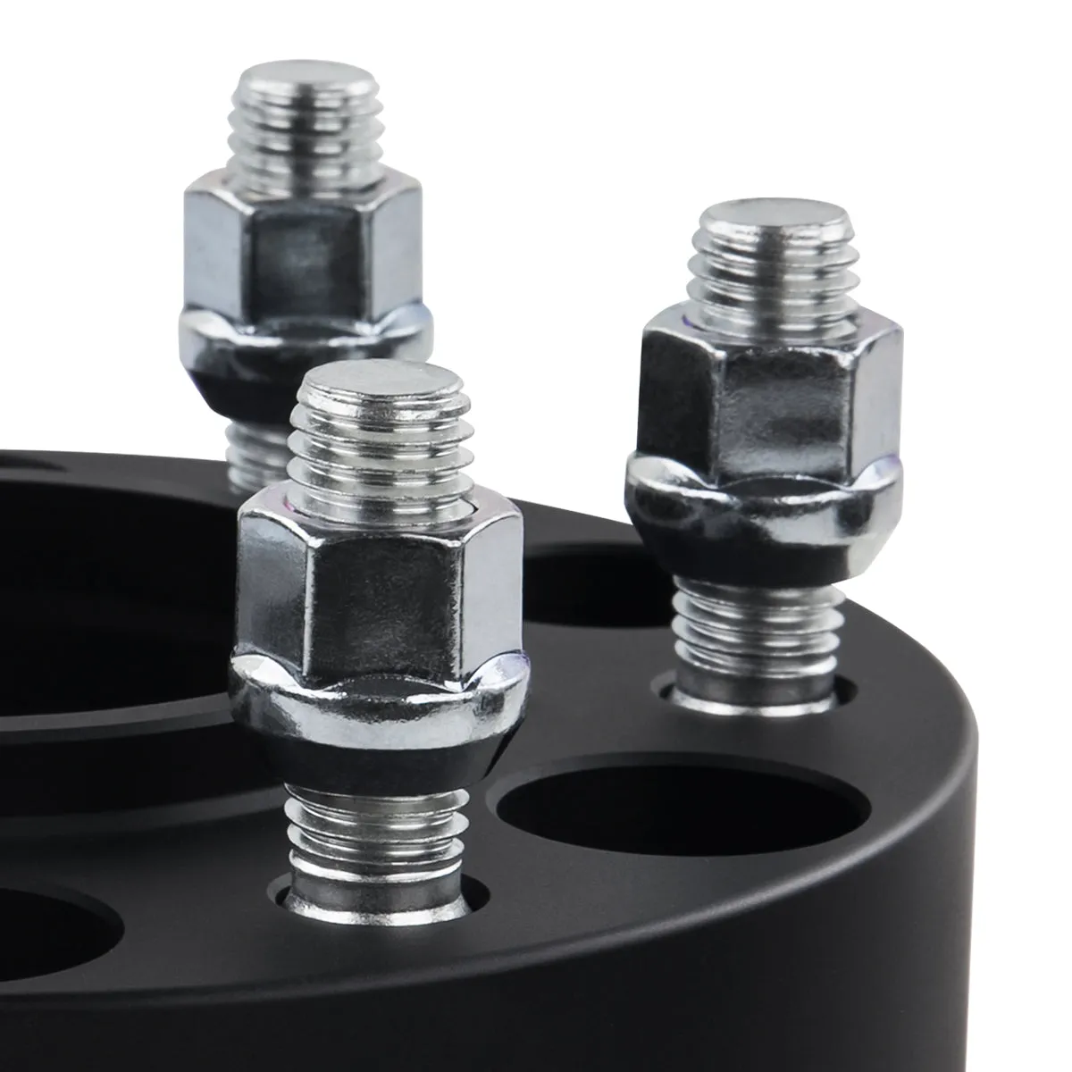Hub Centric Wheel Spacers FORD / LINCOLN BP 6x135mm M14x2 Studs   Tire Valve Caps
