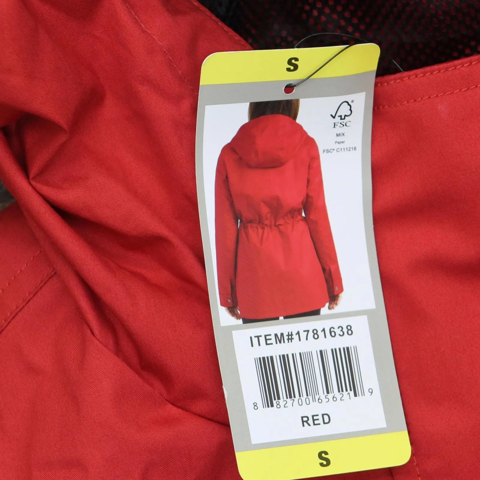 Hunter Womens Water Resistant Cotton Smock Rain Jacket 1781638