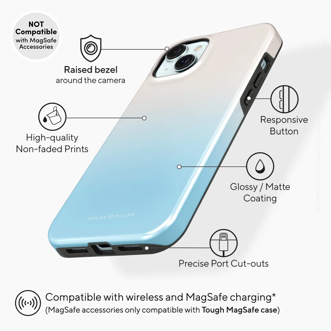 Iceberg Pastel - iPhone 15 Plus Case