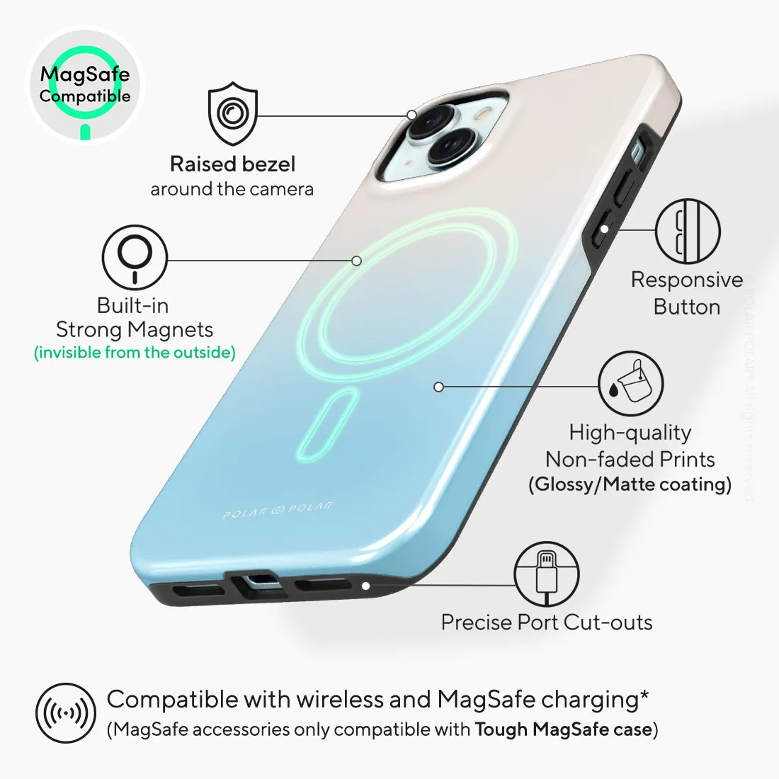 Iceberg Pastel - iPhone 15 Plus Case