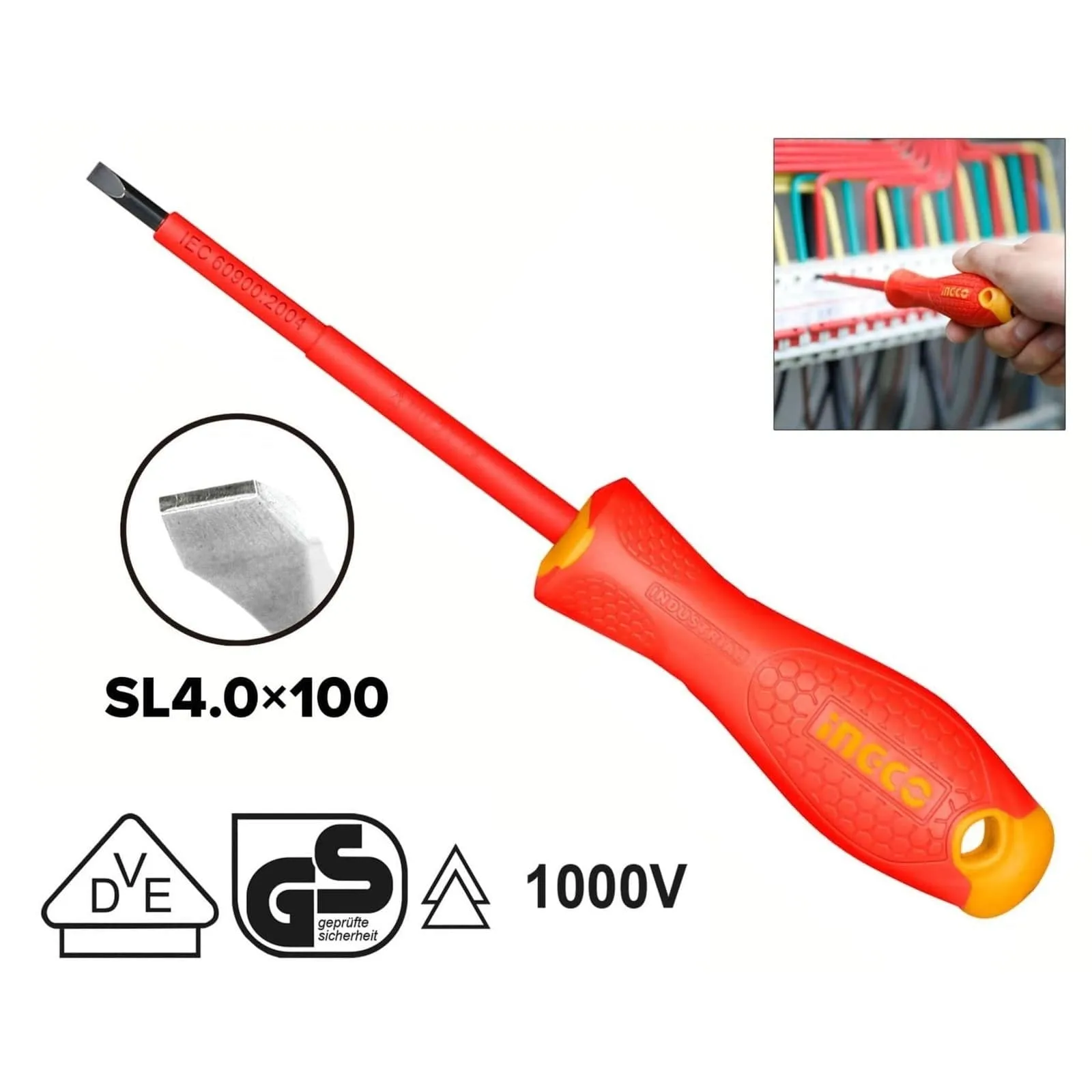 Ingco Insulated Screwdriver 1000V