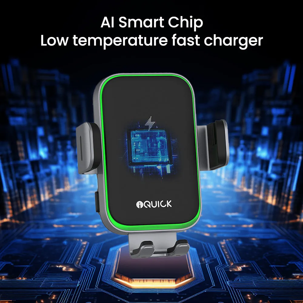 iQuick Wireless Car Charger Mount iOX3 - Black