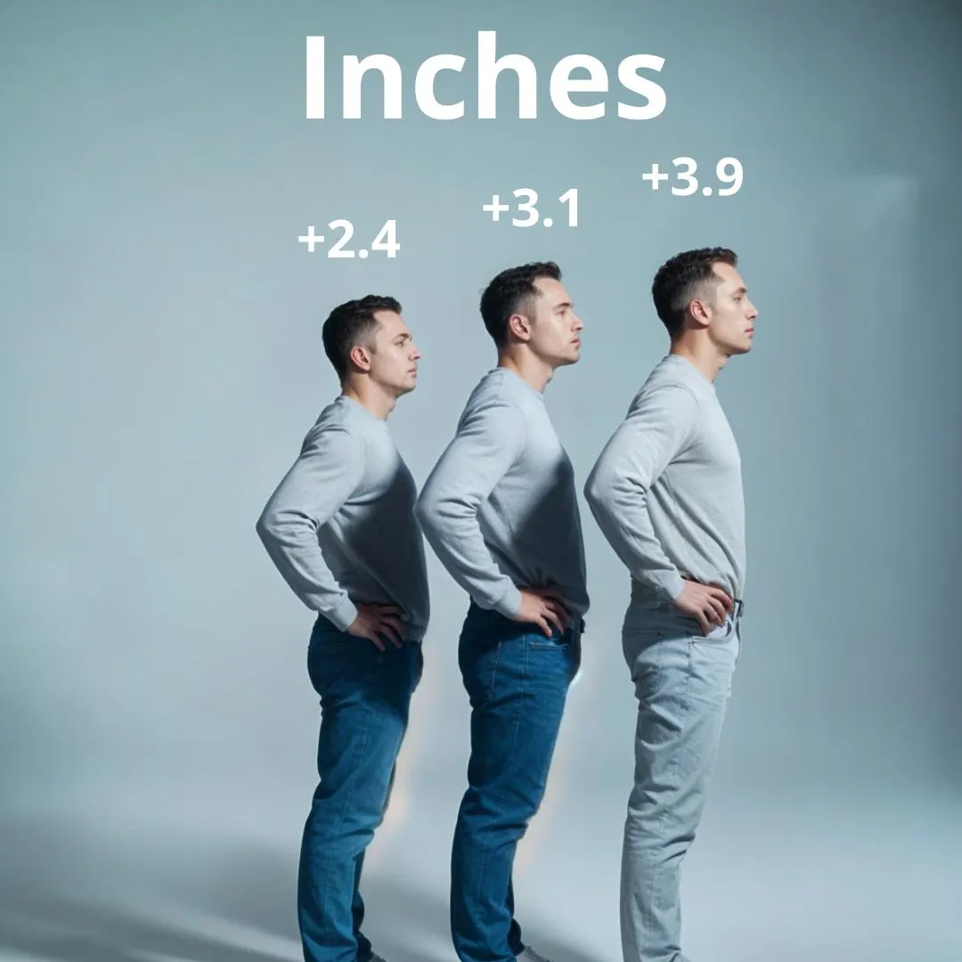 James 1.6, 2.4, 3.1 & 3.9 inches Height Boost Sneakers
