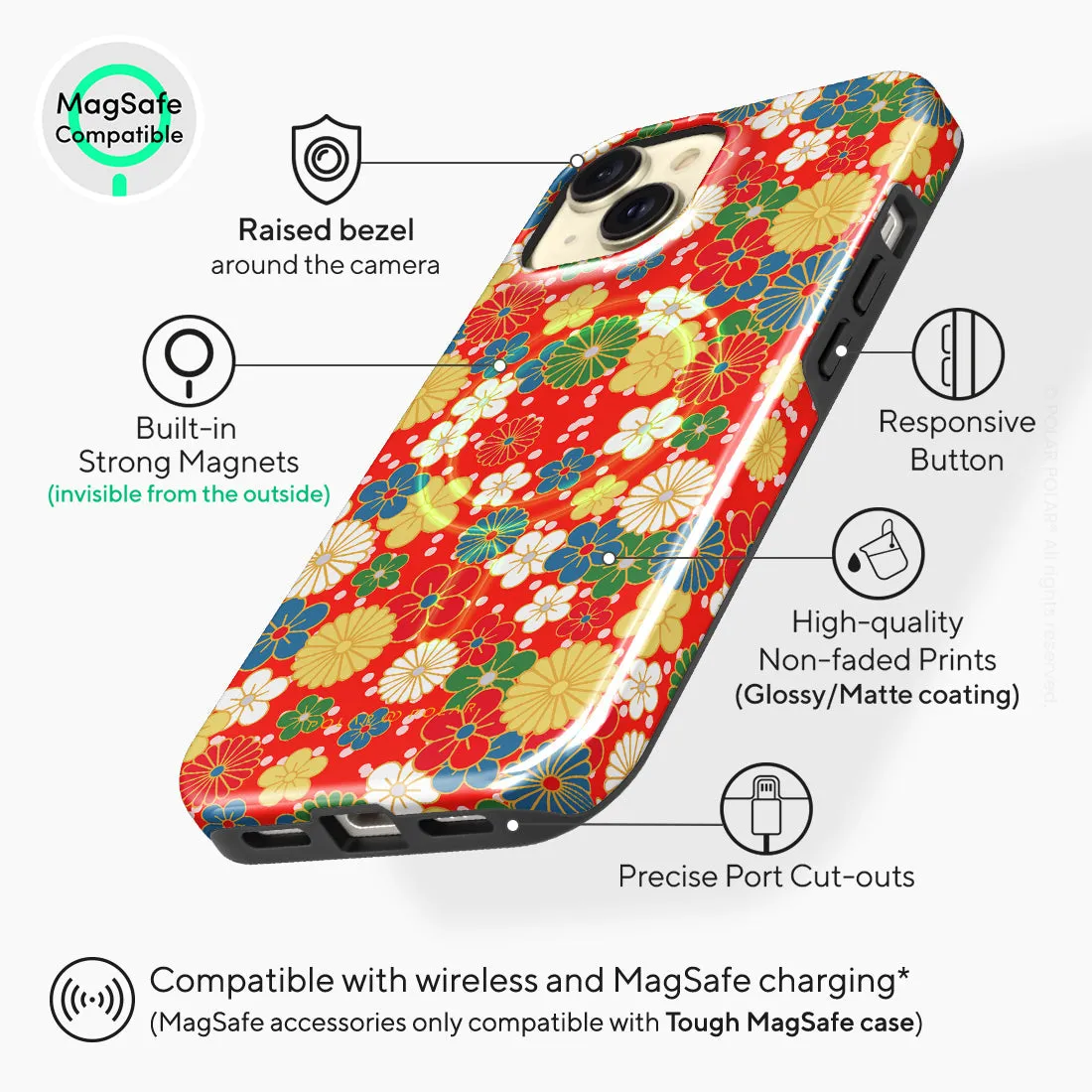 Japan Blossoms Custom - iPhone 15 Case