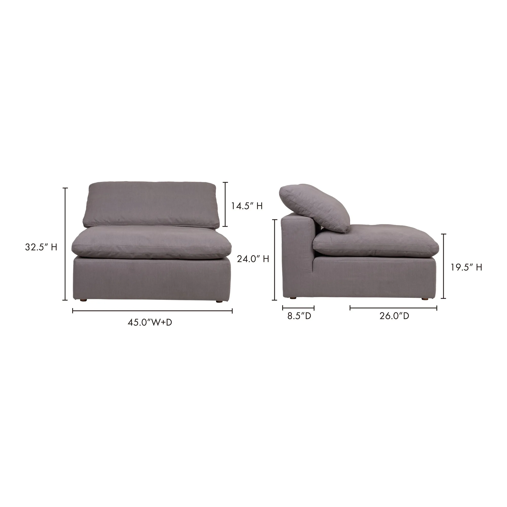 JLA Performance Cushioned Slipper Chair