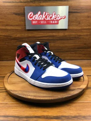 Jordan 1 Mid Multi-Color Swoosh