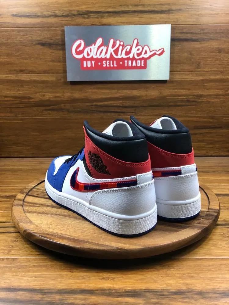 Jordan 1 Mid Multi-Color Swoosh