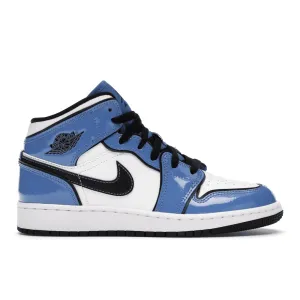 Jordan 1 Mid 'Signal Blue' GS