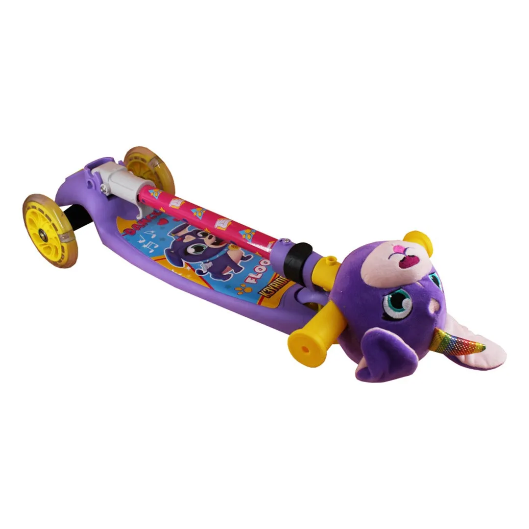 K3YRiders 3 Wheeled Perrycornio Plush Head Scooter