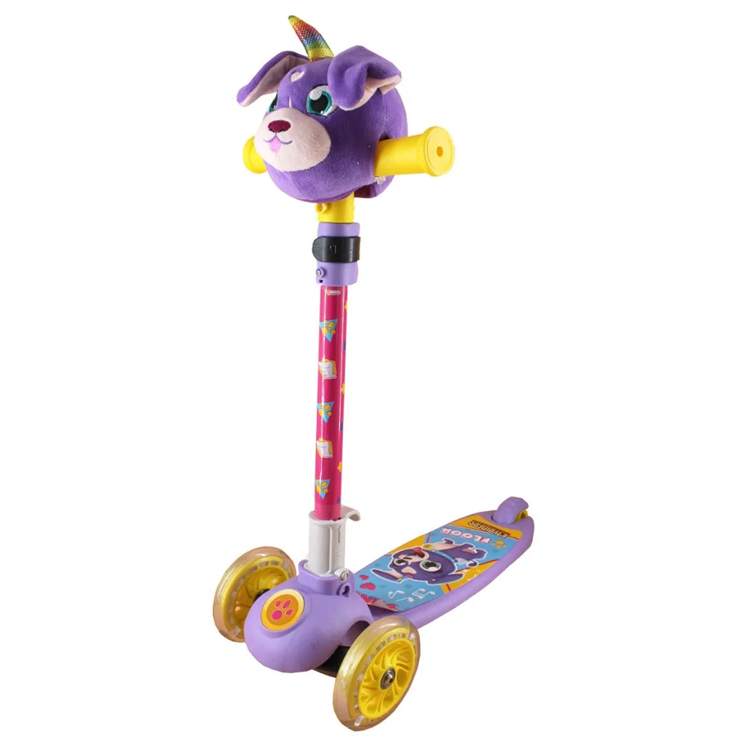 K3YRiders 3 Wheeled Perrycornio Plush Head Scooter