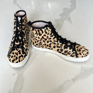 Keds x Kate Spade New York Kickstart Hi Leopard Print Sneakers Womens Sz 8.5