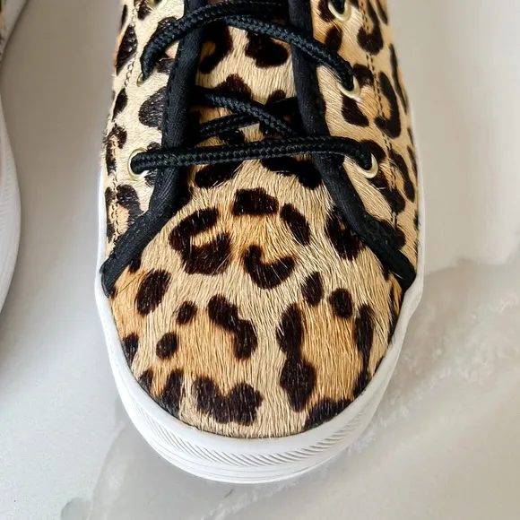 Keds x Kate Spade New York Kickstart Hi Leopard Print Sneakers Womens Sz 8.5