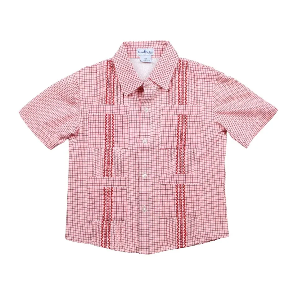 KIDS GUAYABERA SHIRT