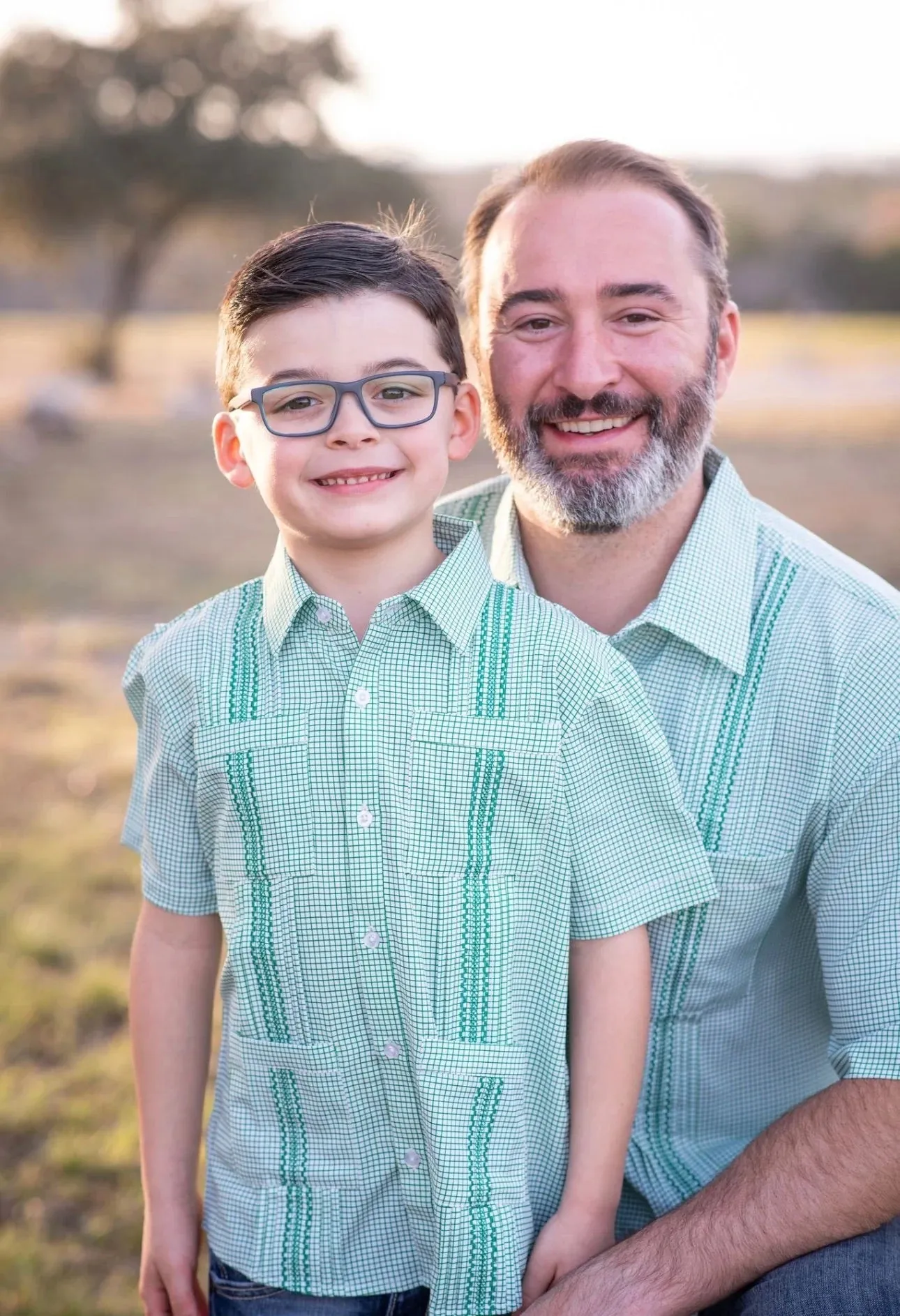 KIDS GUAYABERA SHIRT