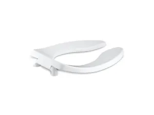 KOHLER K-4666-SA-0 Lustra Elongated toilet seat with anti-microbial agent and self-sustaining check hinge
