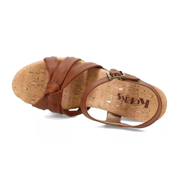 KORKS, Dawson Sandal Brown Synthetic NEW