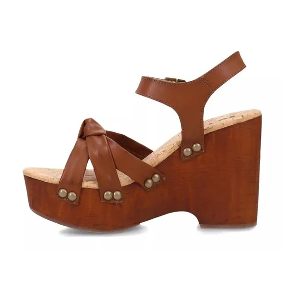 KORKS, Dawson Sandal Brown Synthetic NEW