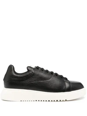 Leather sneakers