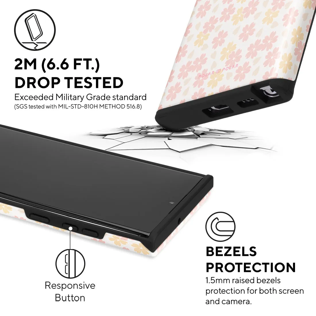 Light Pink Sakura - Samsung Galaxy S22 Ultra 5G Case