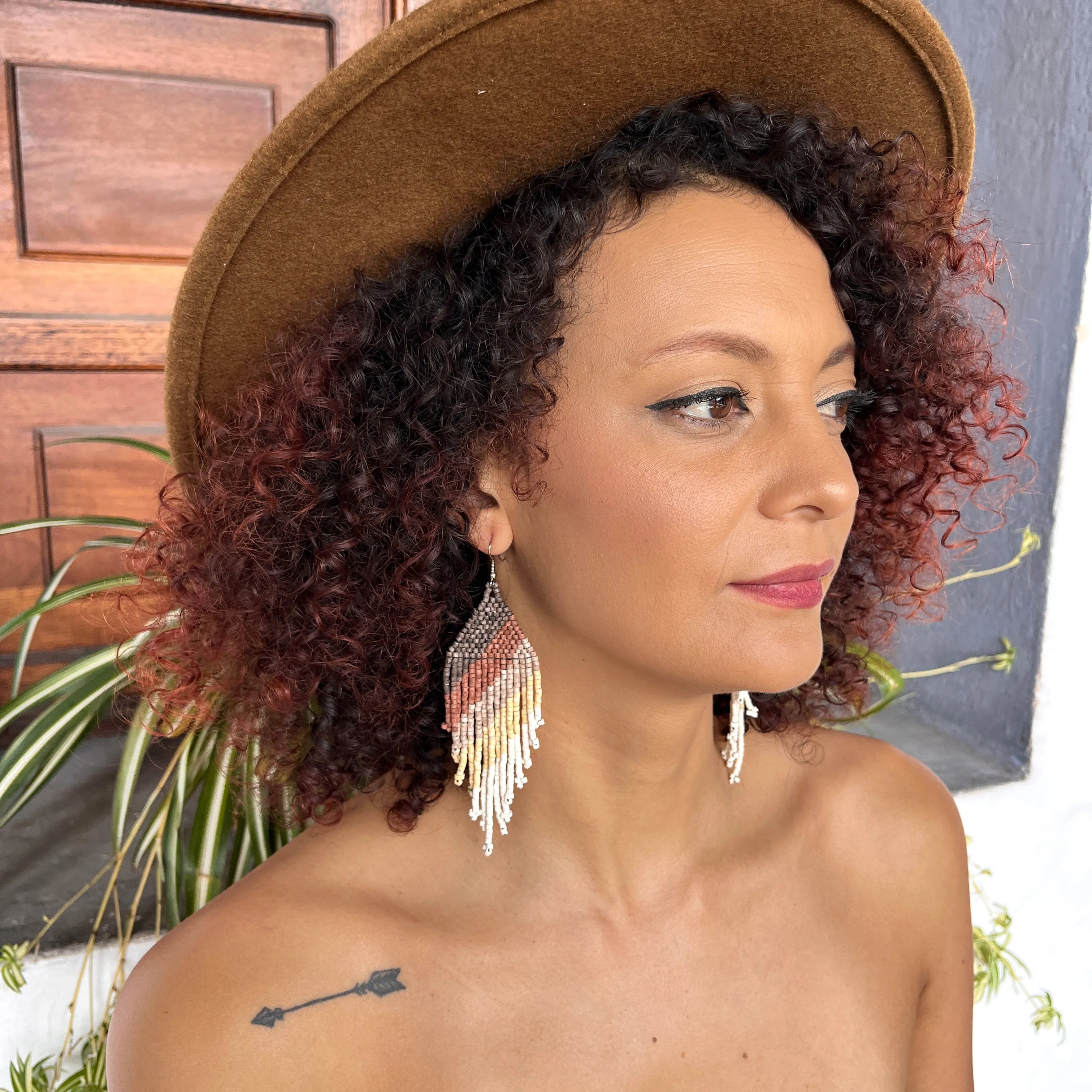 Lightweight Statement Earrings in Symmetrical Design