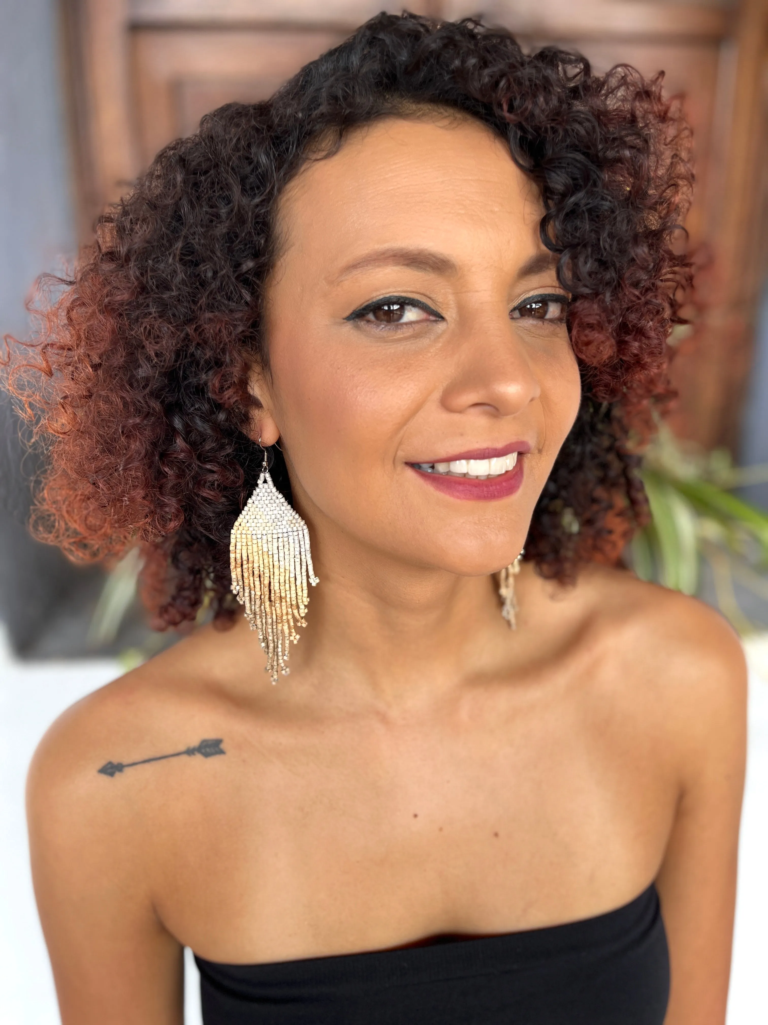 Lightweight Statement Earrings in Symmetrical Design