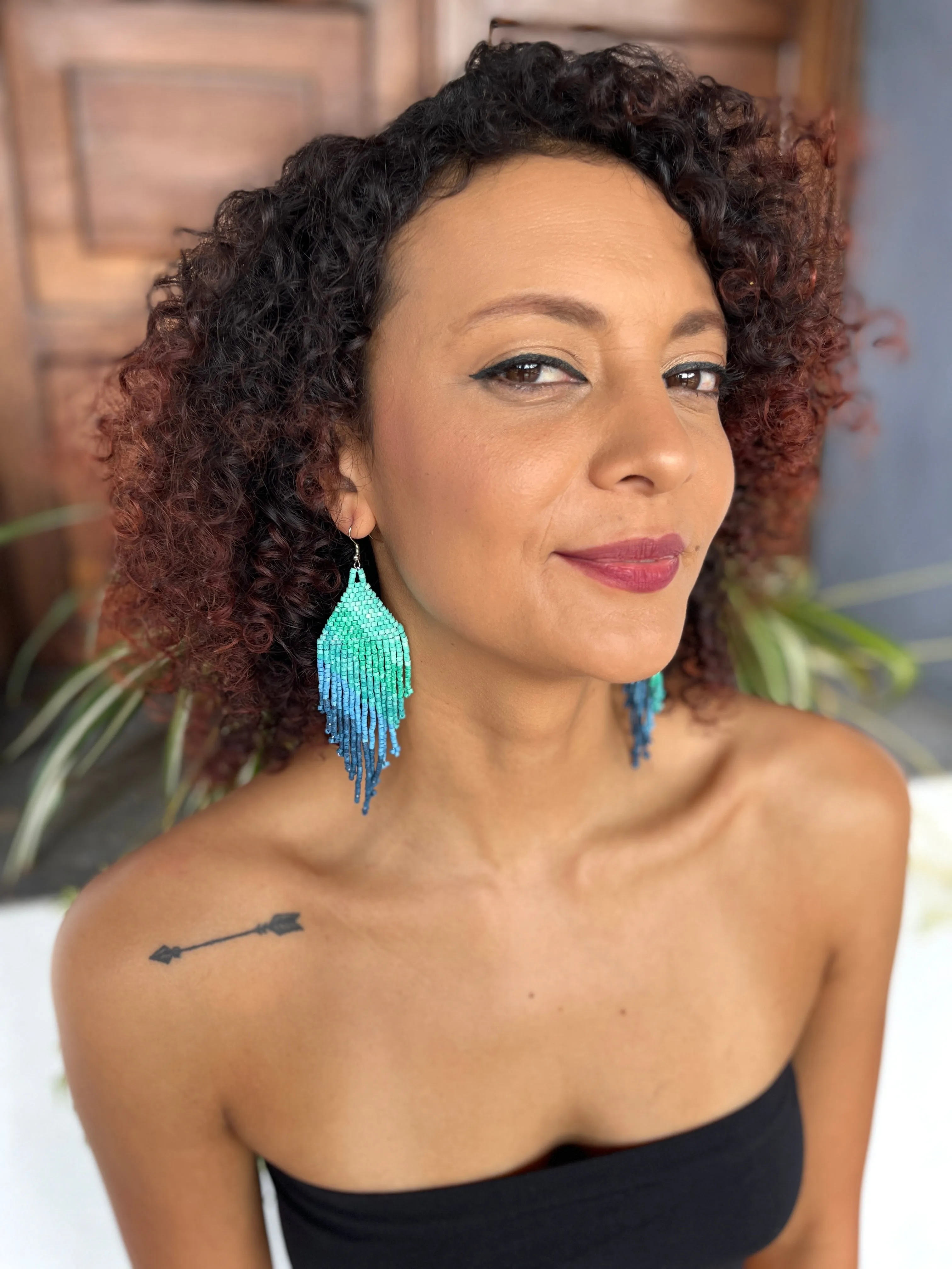 Lightweight Statement Earrings in Symmetrical Design