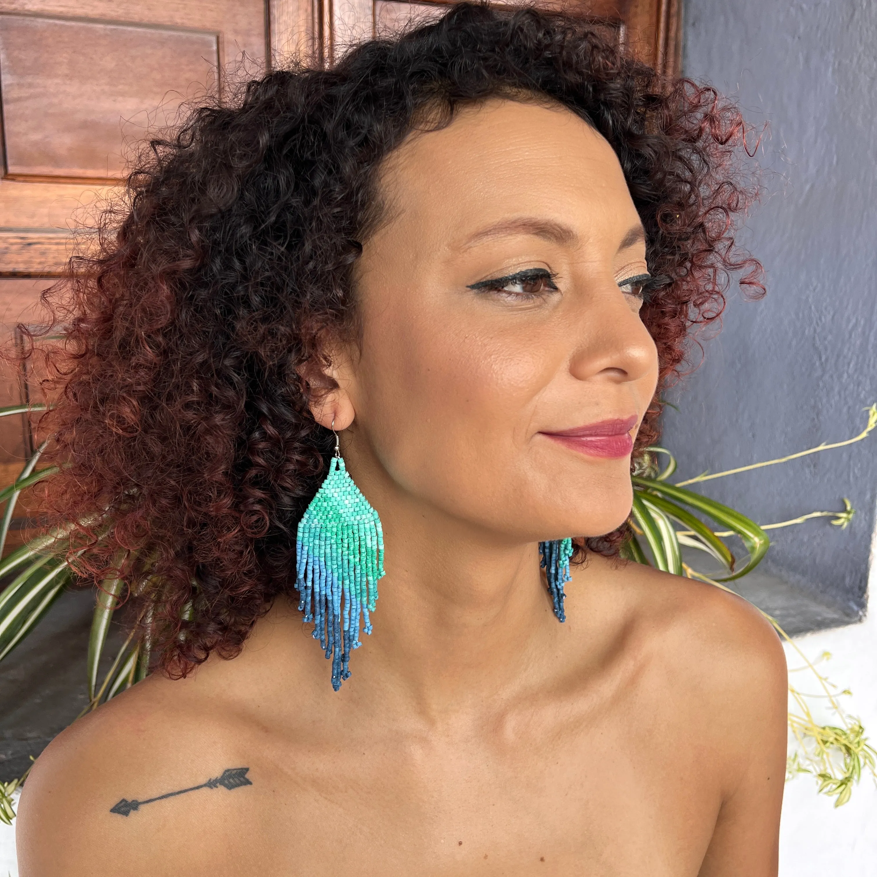 Lightweight Statement Earrings in Symmetrical Design