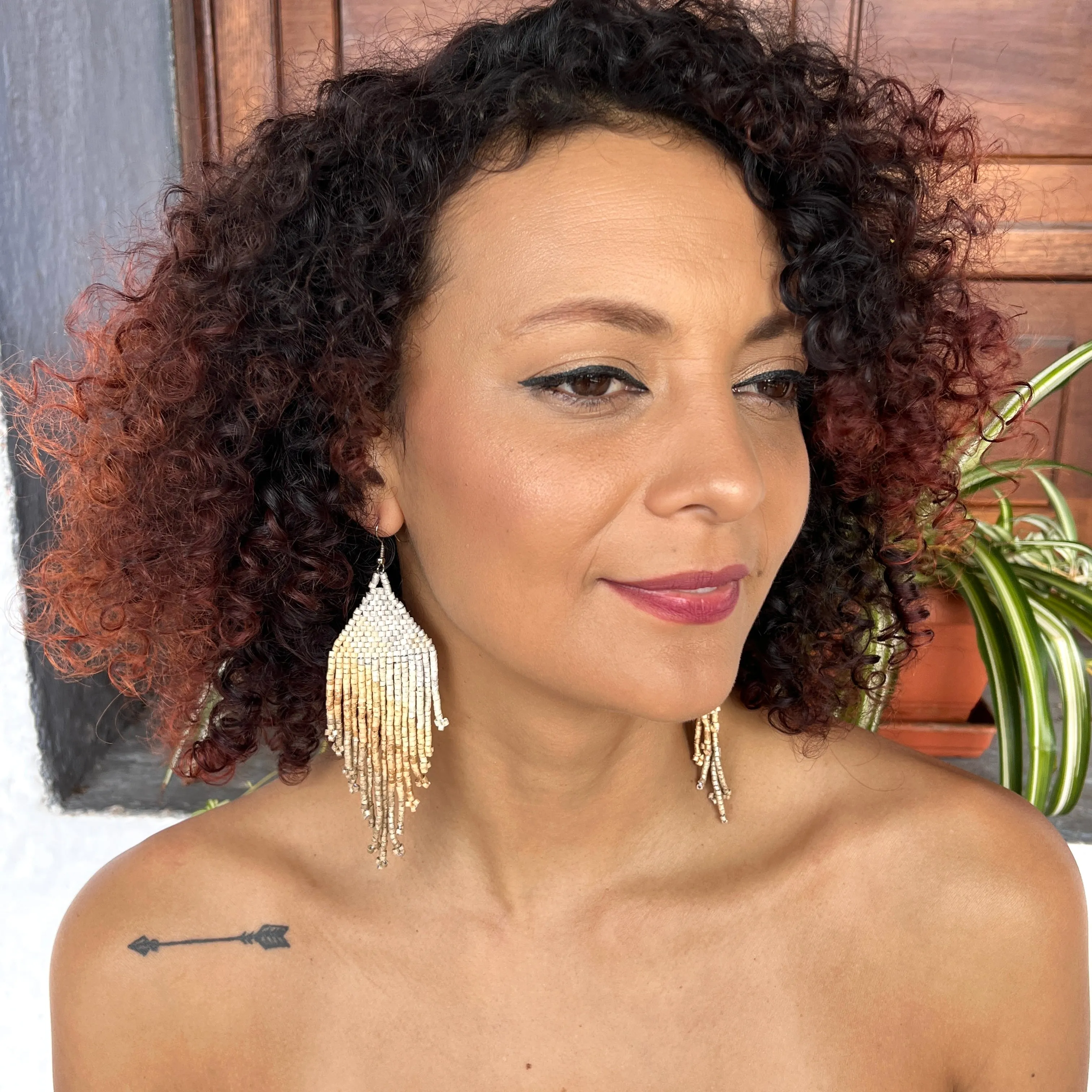Lightweight Statement Earrings in Symmetrical Design