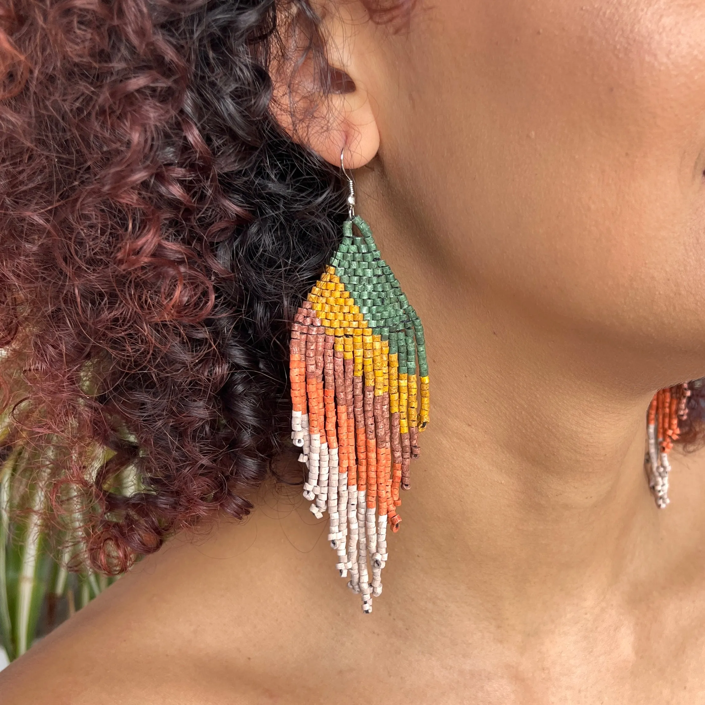 Lightweight Statement Earrings in Symmetrical Design