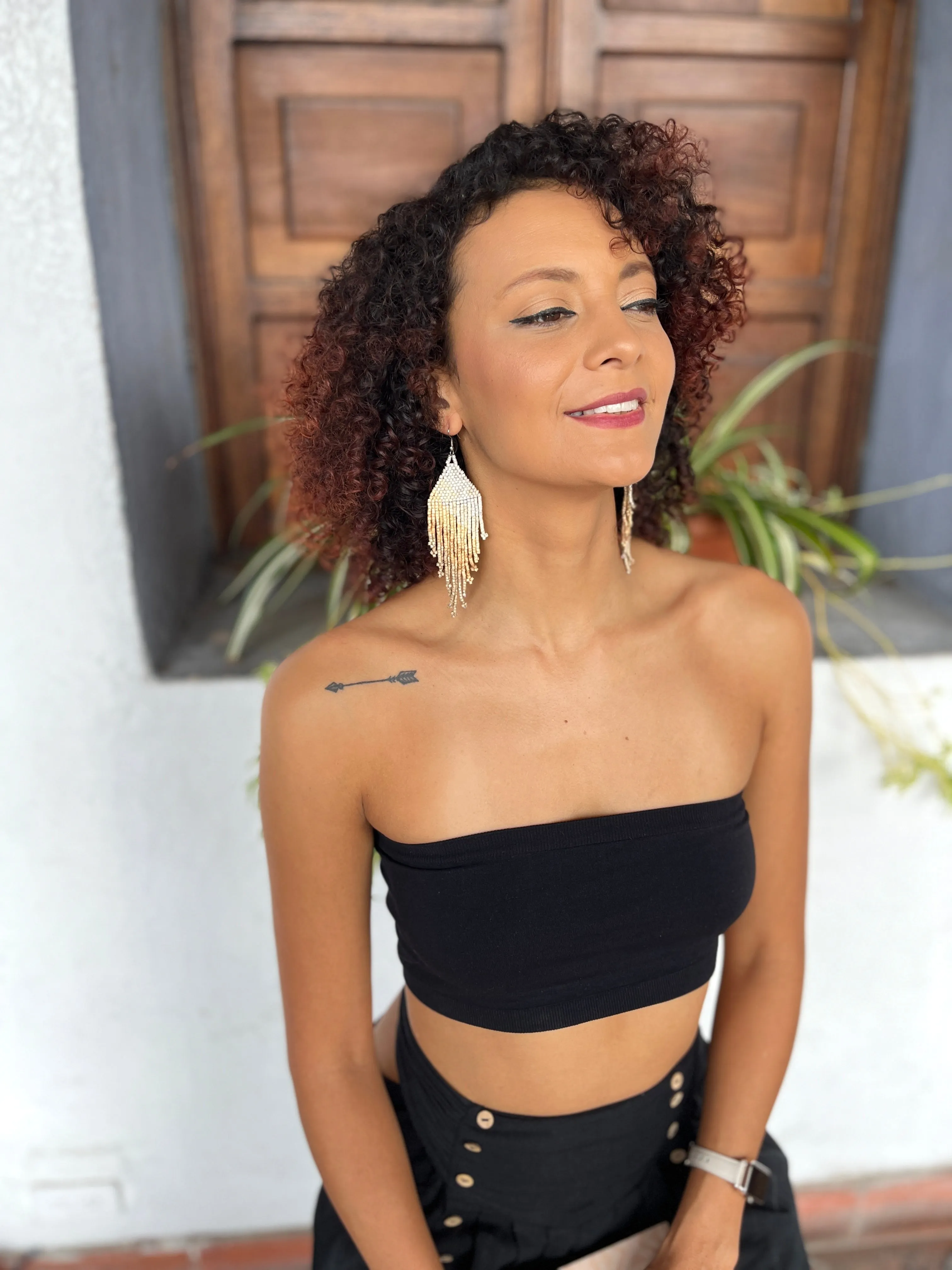 Lightweight Statement Earrings in Symmetrical Design
