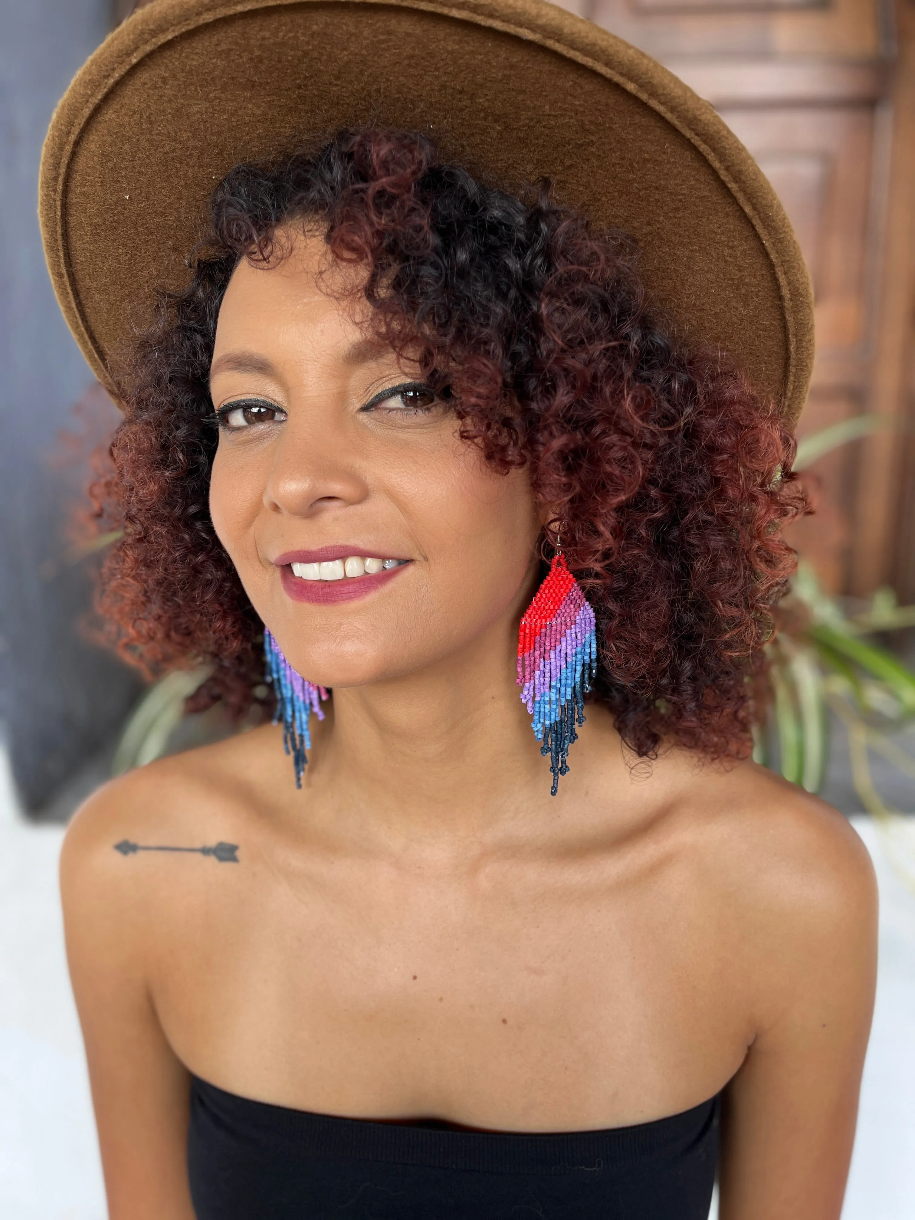 Lightweight Statement Earrings in Symmetrical Design