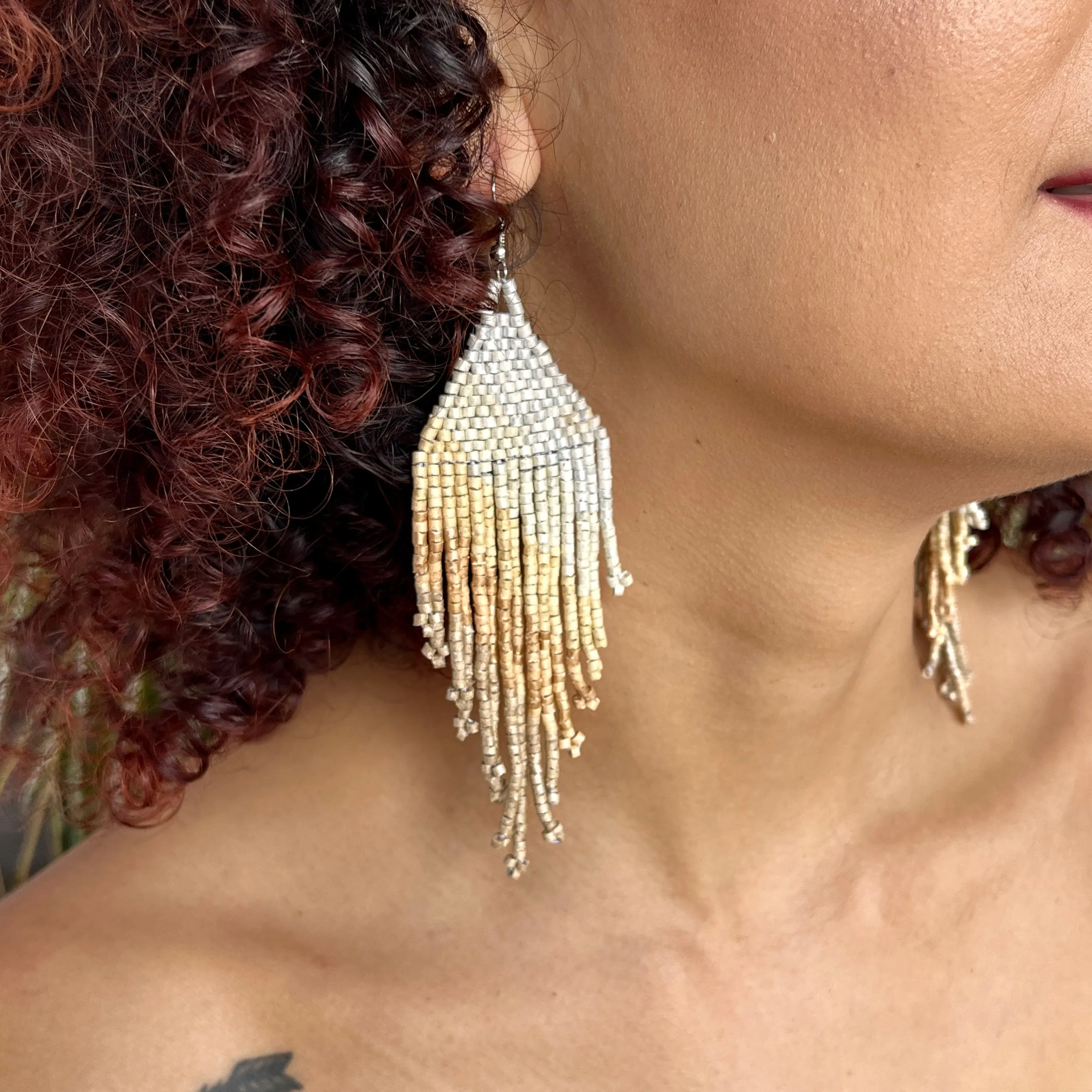 Lightweight Statement Earrings in Symmetrical Design