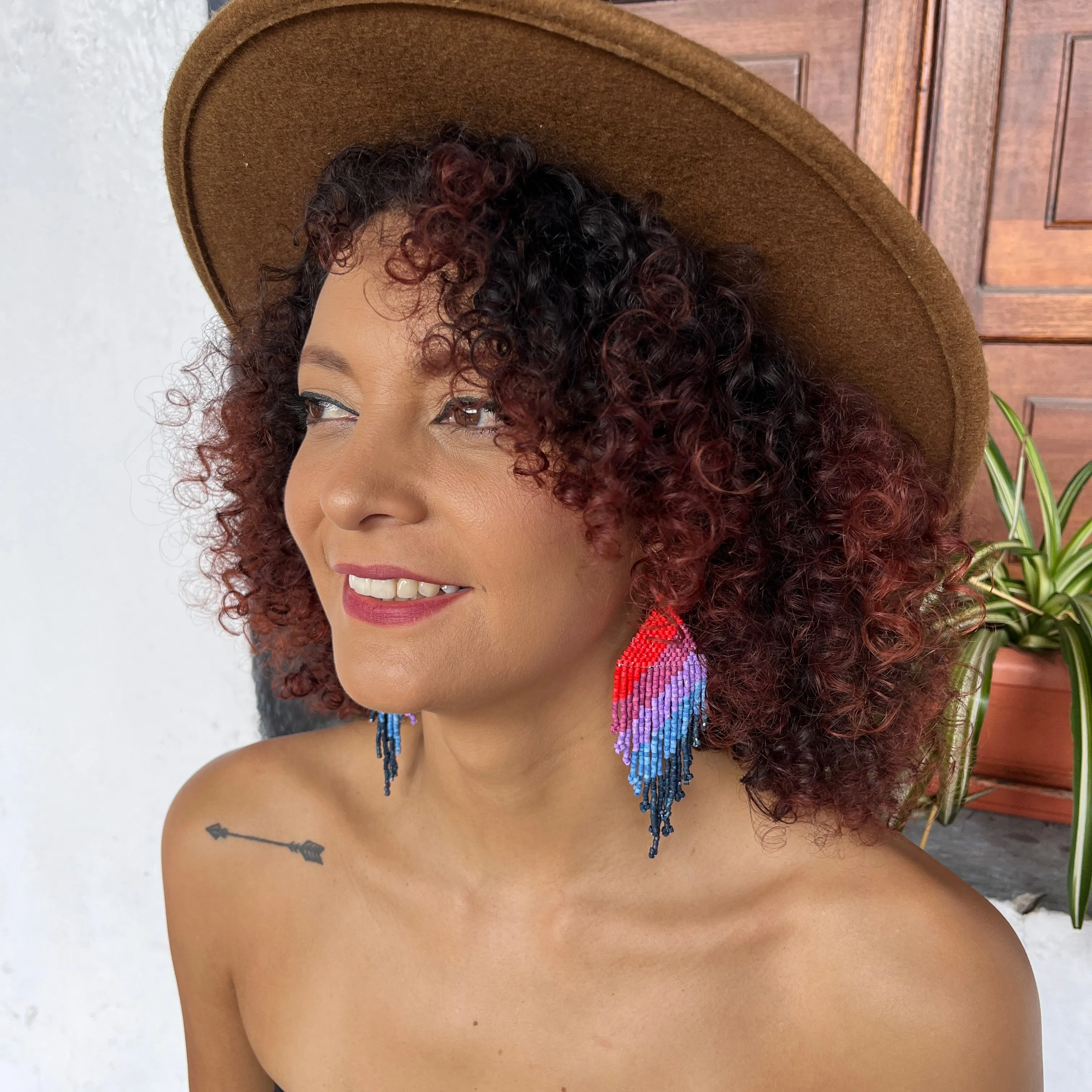 Lightweight Statement Earrings in Symmetrical Design