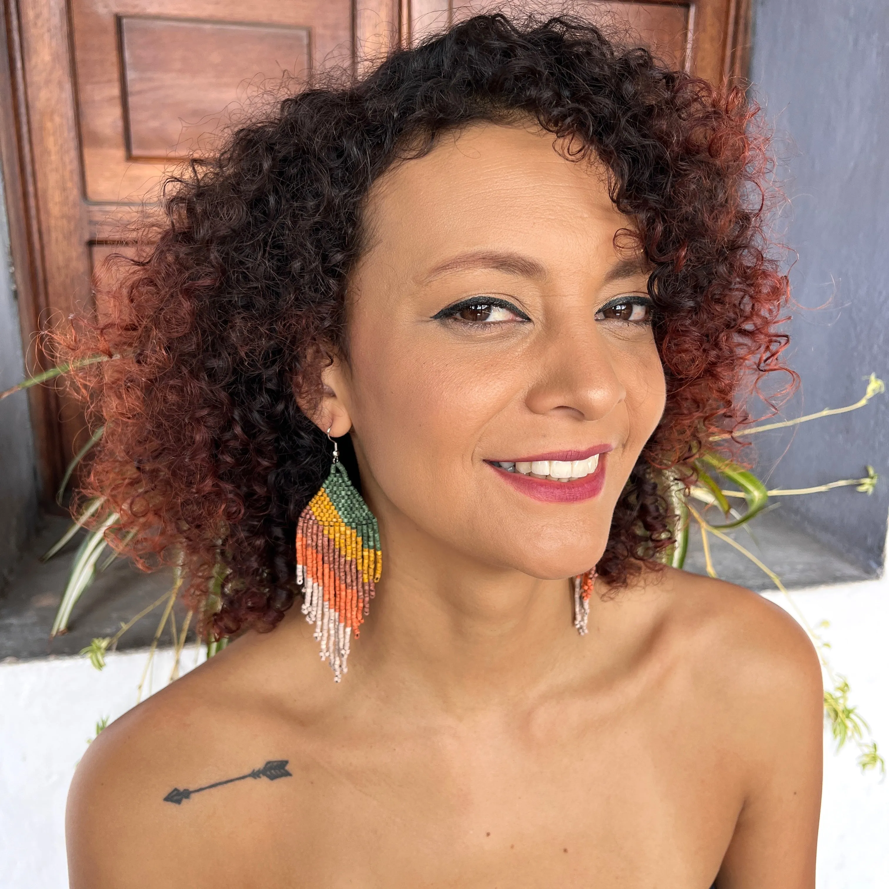 Lightweight Statement Earrings in Symmetrical Design