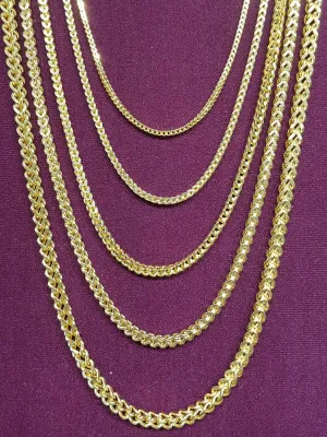 Lightweight/Hollow Franco Chain (14K)