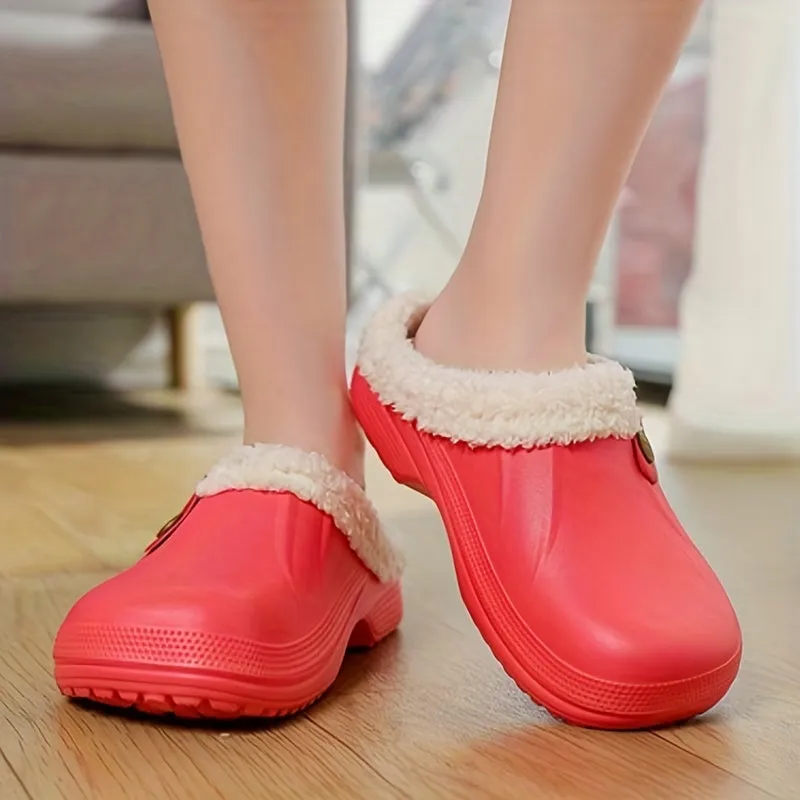 Lisa - Warme Pantoffels Voor Thuis, Antislip Instappers Met Ronde Neus