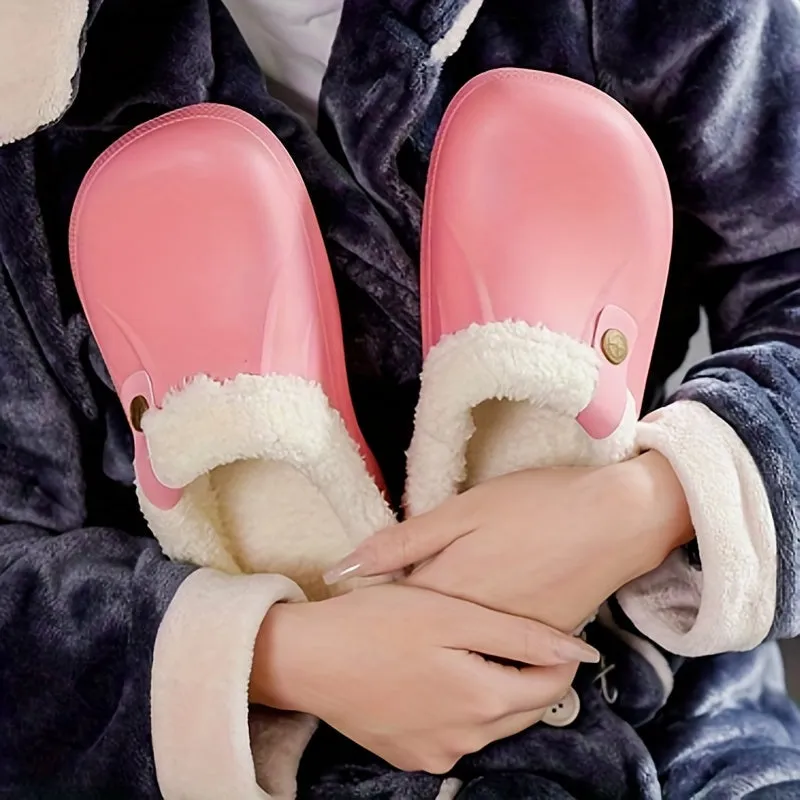 Lisa - Warme Pantoffels Voor Thuis, Antislip Instappers Met Ronde Neus