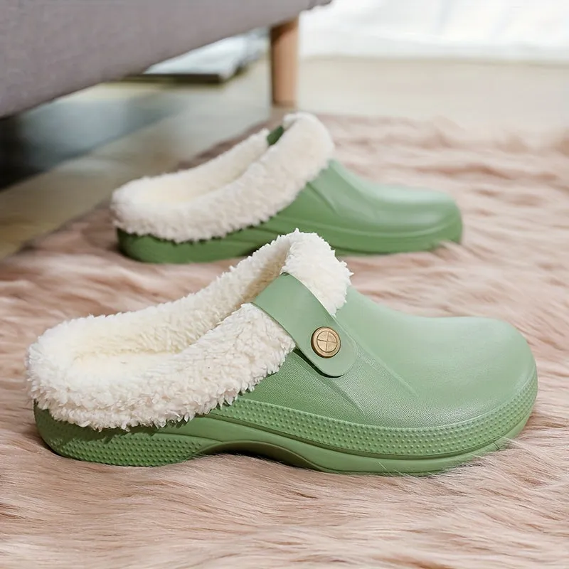 Lisa - Warme Pantoffels Voor Thuis, Antislip Instappers Met Ronde Neus
