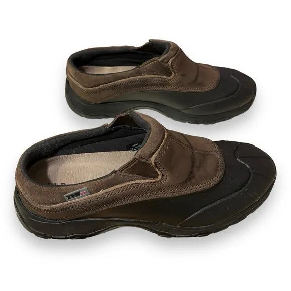 L.L. BEAN Storm Chaser Leather &amp; Rubber Clog