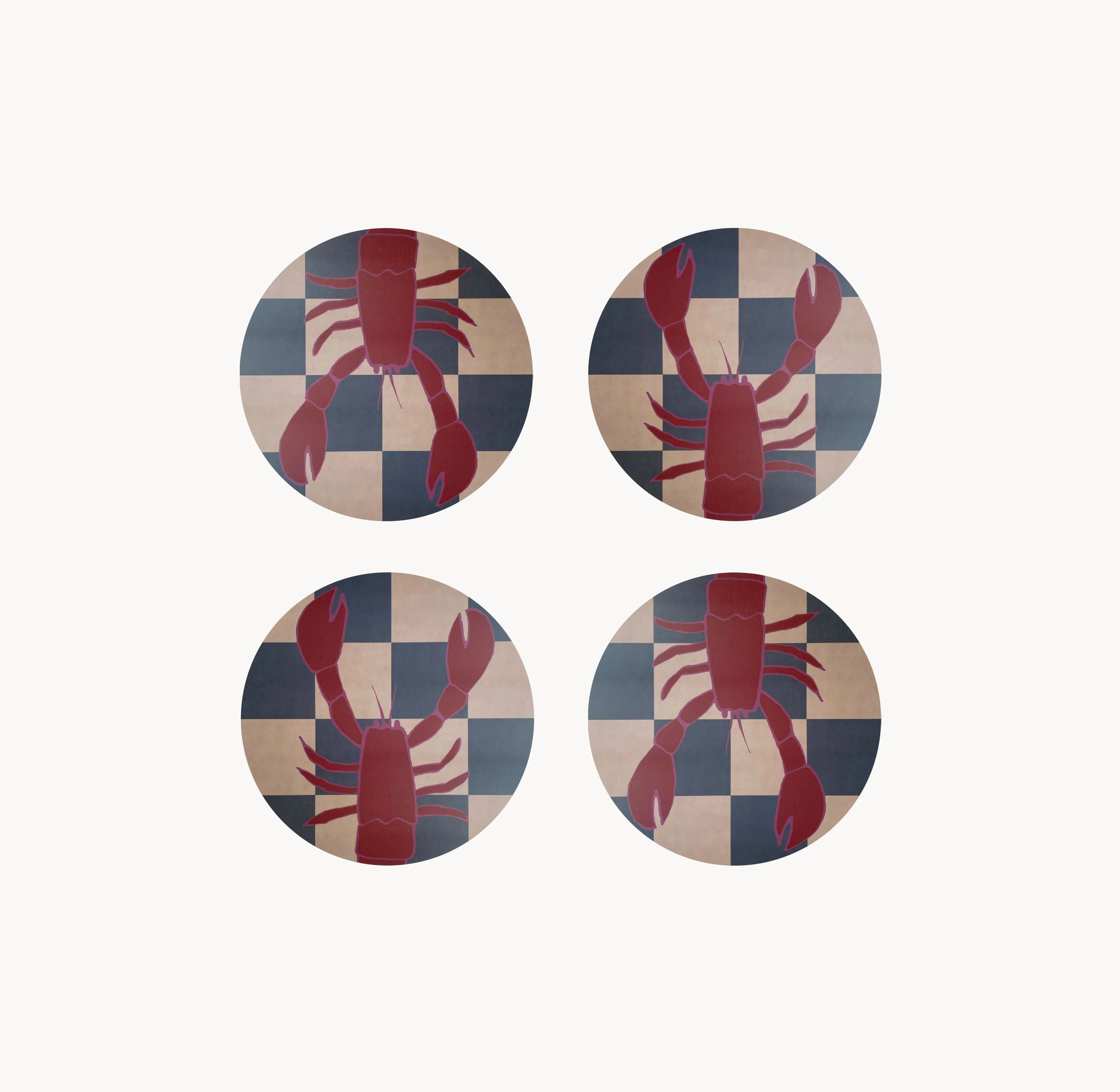 Lobster Coaster Set Of 4