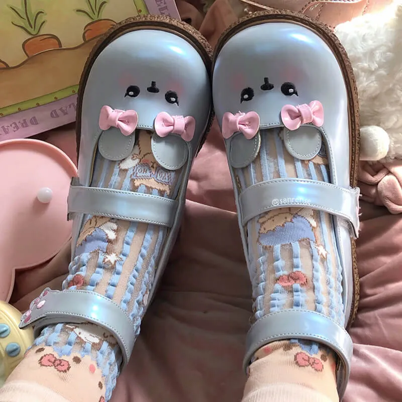 Lolita Bow Bear Shoes