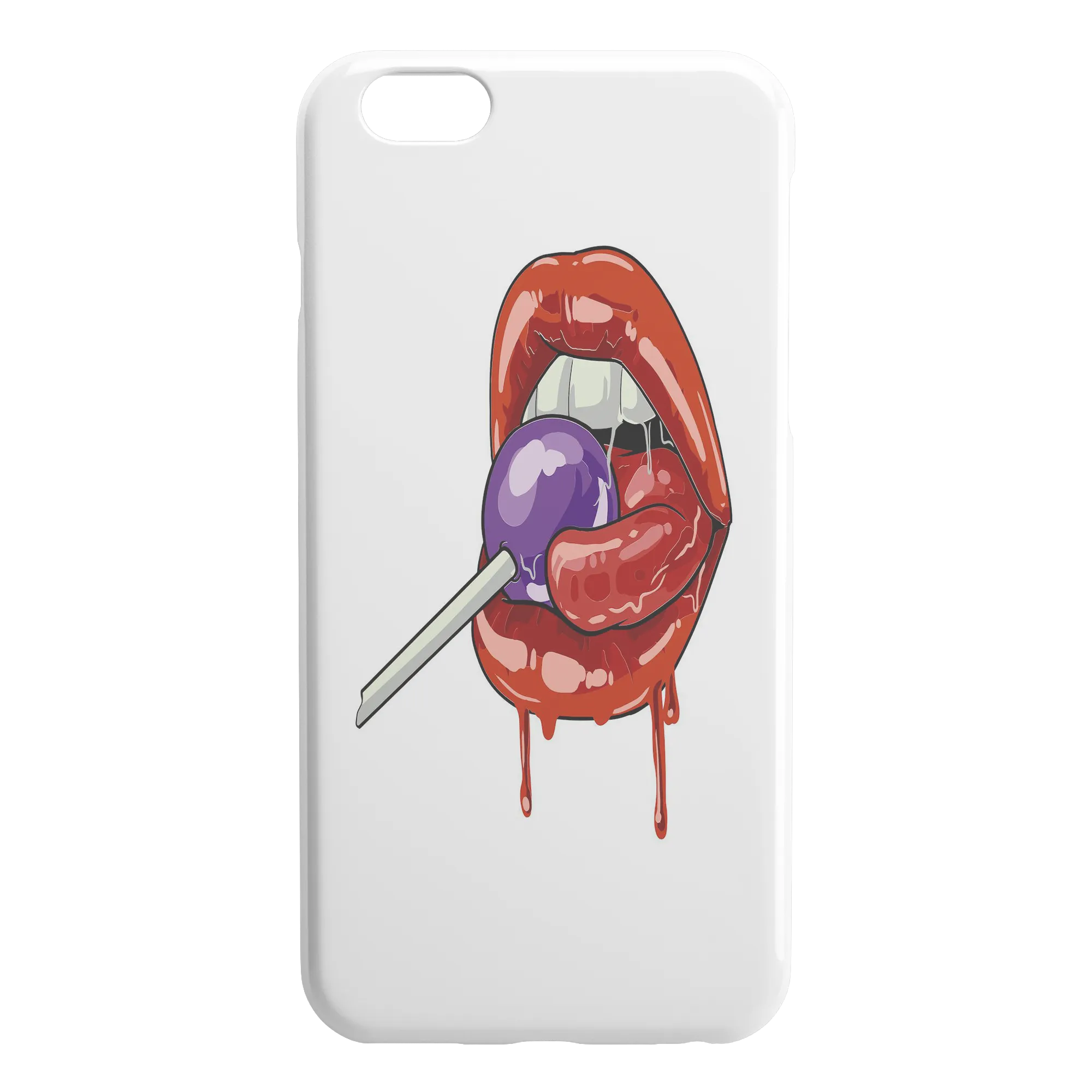 Lollipop Lips Phone Case