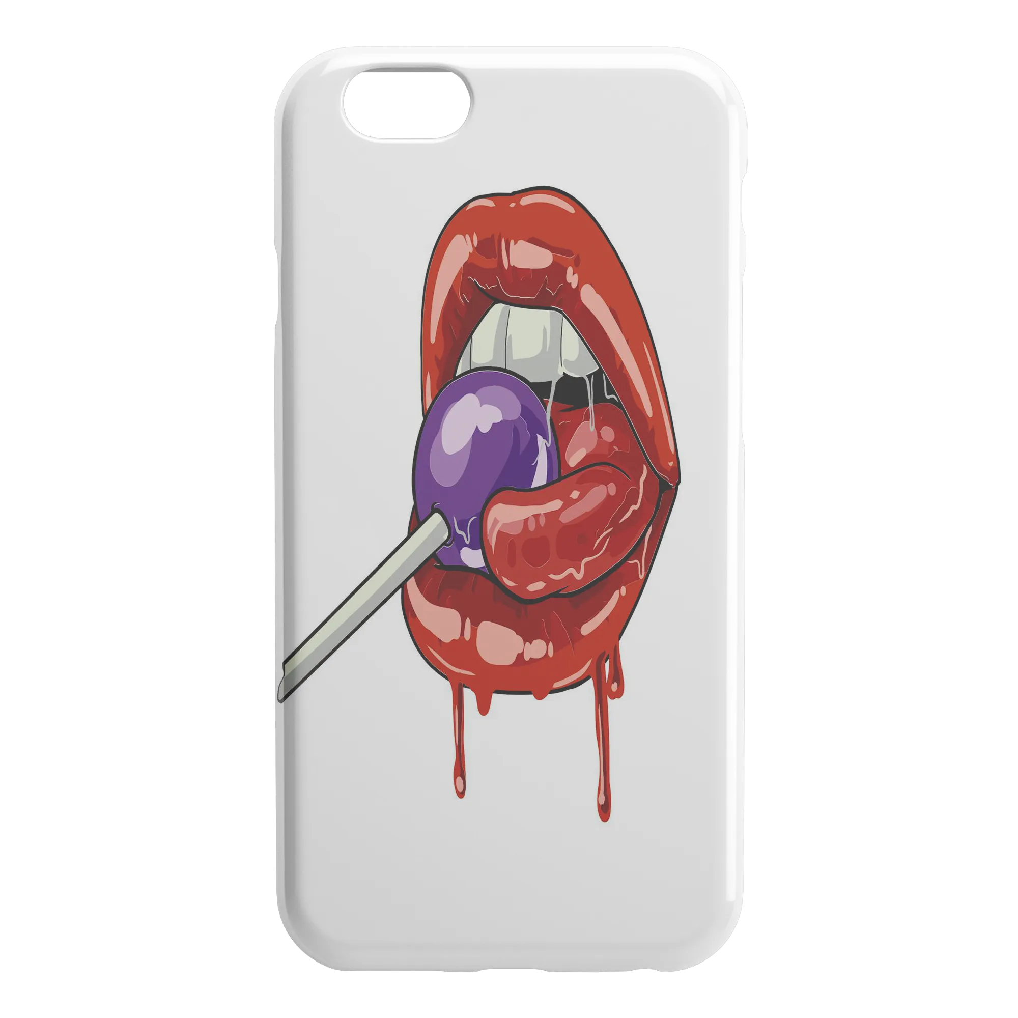 Lollipop Lips Phone Case