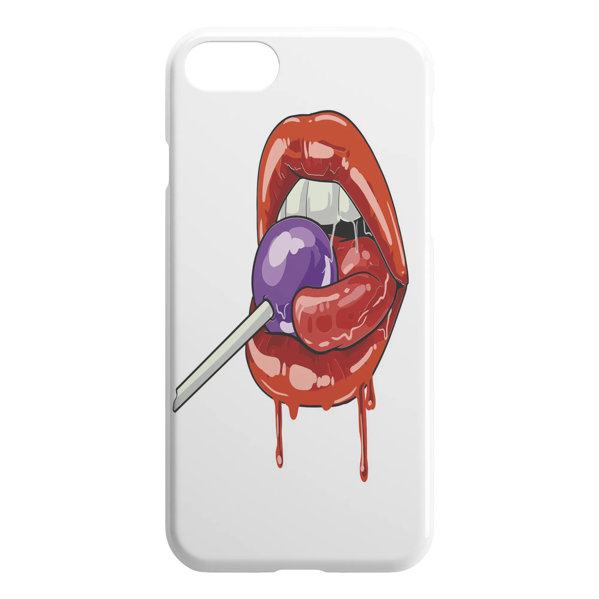Lollipop Lips Phone Case