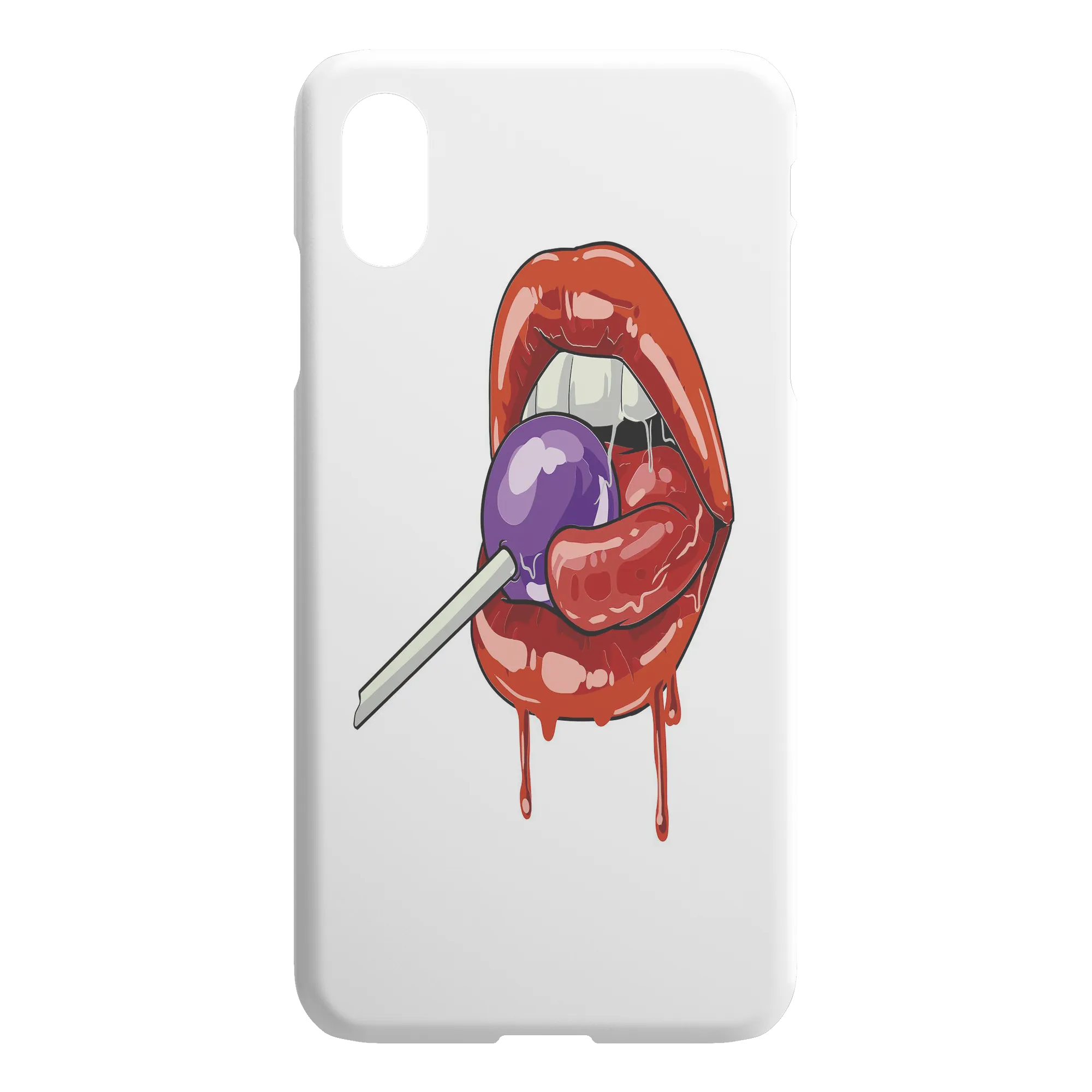 Lollipop Lips Phone Case