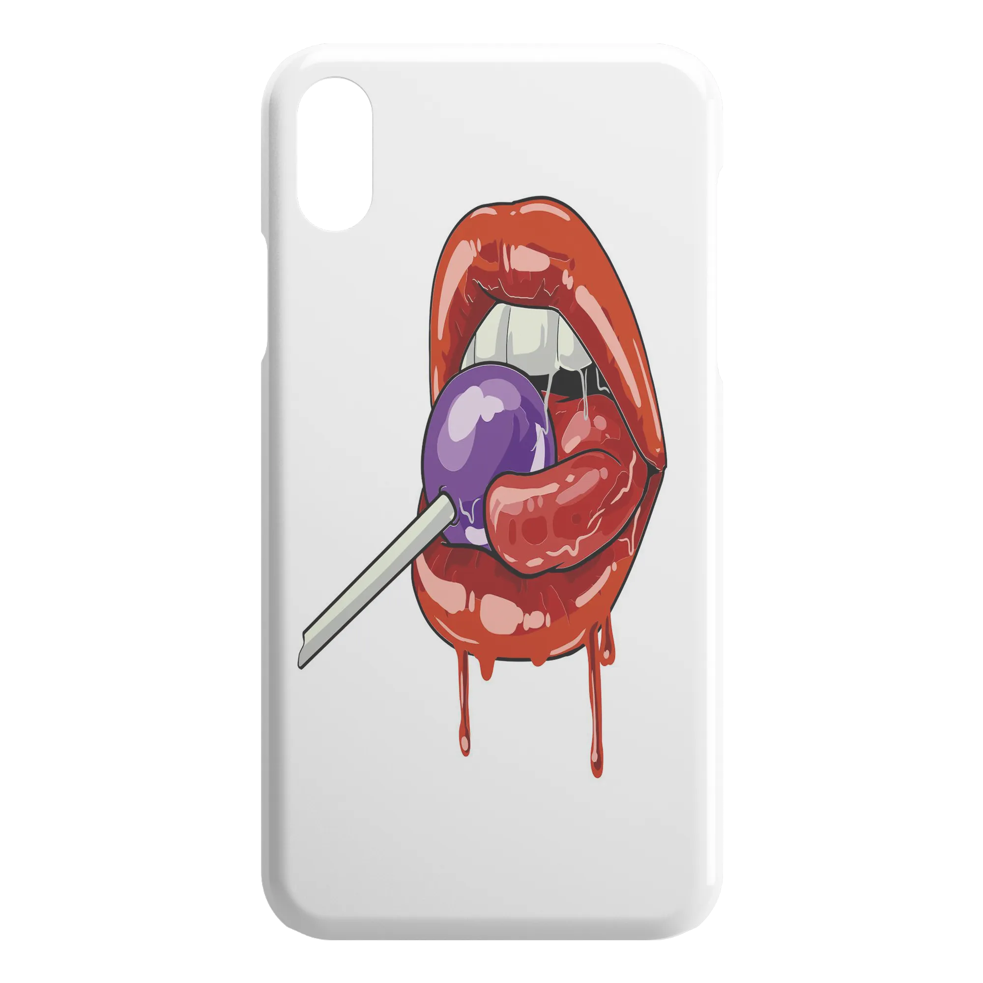 Lollipop Lips Phone Case